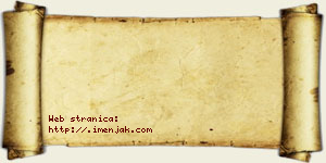 Jovana Bunjevac vizit kartica